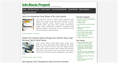 Desktop Screenshot of infobisnisproperti.com